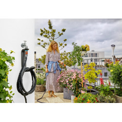 Support tuyau Liano™ TapFix pour robinets d'eau (G 1", G 3/4" et G 1/2") - GARDENA