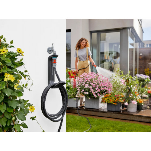 Support tuyau Liano™ TapFix pour robinets d'eau (G 1", G 3/4" et G 1/2") - GARDENA