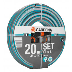 Tuyau d'arrosage Classic Ø 15 mm + accessoires d'arrosage - GARDENA