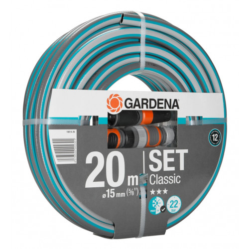 Tuyau d'arrosage Classic Ø 15 mm + accessoires d'arrosage - GARDENA