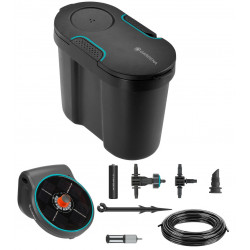 Solution d'arrosage automatique solaire AquaBloom avec réserve d'eau de marque GARDENA, référence: J7884800