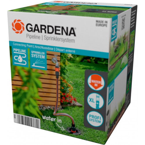Départ enterré pour système Pipeline et du Sprinklersystem - GARDENA