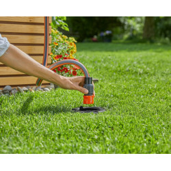 Départ enterré pour système Pipeline et du Sprinklersystem - GARDENA