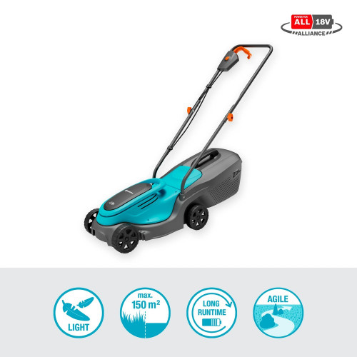 Tondeuse PowerMax 30/18V P4A sur batterie - Coupe Ø 30 cm - jusqu'à 150m² - GARDENA