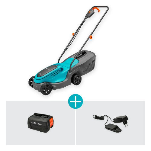 Tondeuse PowerMax 30/18V P4A sur batterie - Coupe Ø 30 cm - jusqu'à 150m² - GARDENA