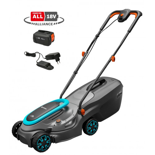 Tondeuse PowerMax 32/18V P4A sur batterie - Coupe Ø 32 cm - jusqu'à 200m² - GARDENA