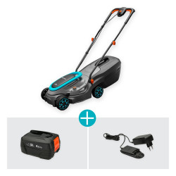Tondeuse PowerMax 32/18V P4A sur batterie - Coupe Ø 32 cm - jusqu'à 200m² - GARDENA