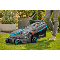 Tondeuse électrique PowerMax 37/1800 G2 - Coupe Ø 37 cm - jusqu'à 500m² - GARDENA