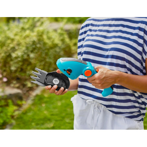 Kit cisaille à gazon ComfortCut Li + lame taille-buissons - Coupe 8/12 cm - GARDENA