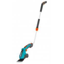 Kit cisaille à gazon ComfortCut Li + manche télescopique + roues - Coupe 8 cm de marque GARDENA, référence: J7887700