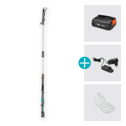 Coupe-branches HighCut 250/18V P4A sur batterie - Coupe Ø 28 mm - L. 2557 mm - GARDENA