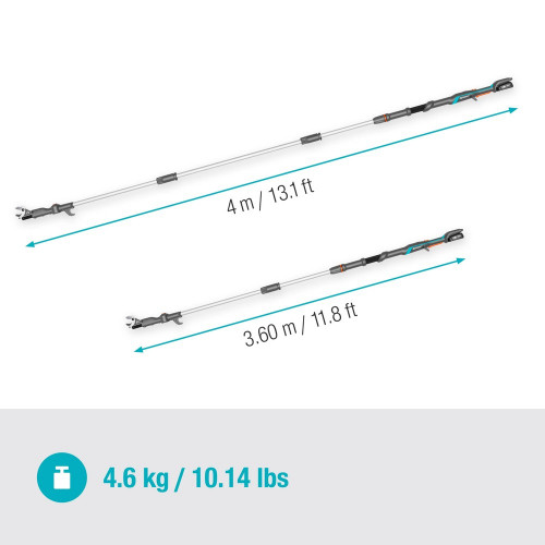 Coupe-branches HighCut 360/18V P4A sur batterie - Coupe Ø 28 mm - L. 3599 mm - GARDENA