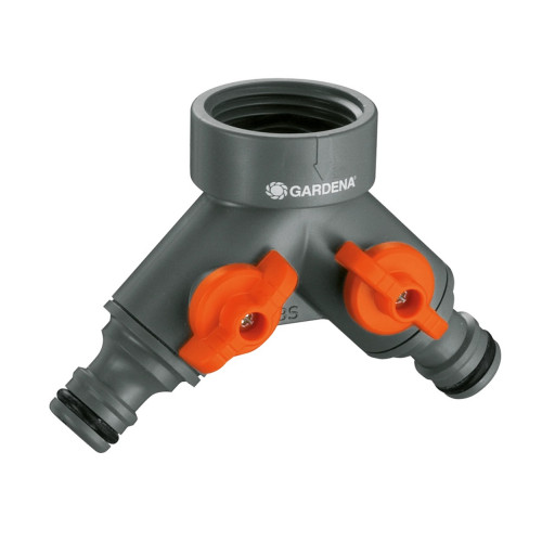 Sélecteur d'arrosage sur robinet 2 circuits filetage 26,5 mm - GARDENA