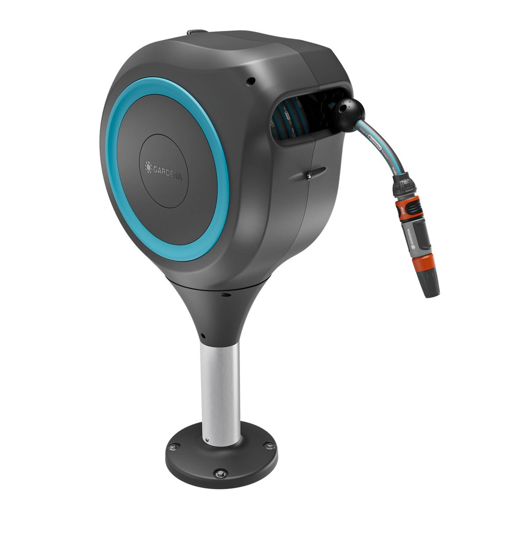 Dévidoir automatique pour terrasse RollUp S 15m - Bleu
