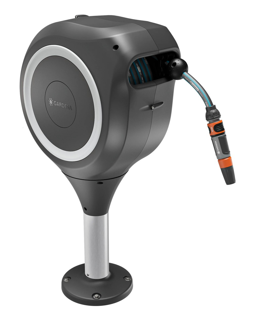 Dévidoir automatique pour terrasse RollUp S 15m - Blanc