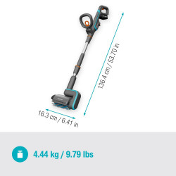 Nettoyeur de terrasse AquaBrush 18V / P4A - Patio - Kit prêt-à-l'usage - GARDENA