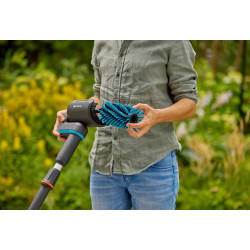 Nettoyeur de terrasse AquaBrush 18V / P4A - Patio - Kit prêt-à-l'usage - GARDENA