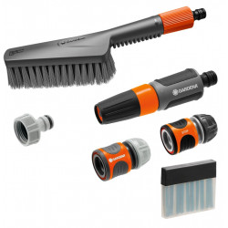 Kit brosse de lavage à main S souple avec raccordement de marque GARDENA, référence: J8221300