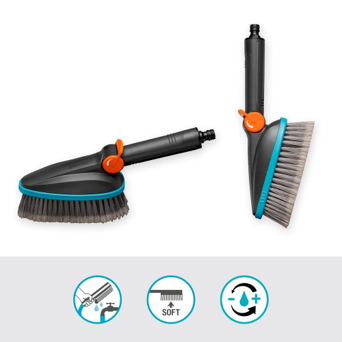 Brosse de lavage à main M souple réglable - GARDENA
