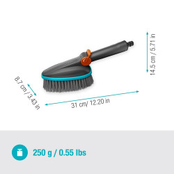 Brosse de lavage à main M souple réglable - GARDENA