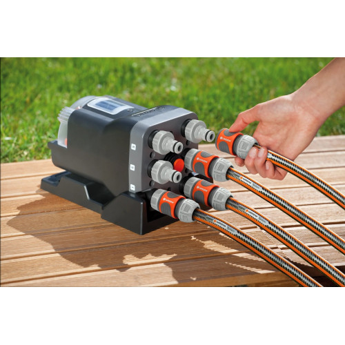 Sélecteur automatique d'arrosage 1 à 6 réseaux - GARDENA
