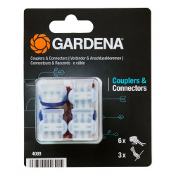 Connecteurs(x6)+ raccords de connexion(x2) pour robot R40Li - GARDENA
