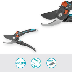Sécateur de jardin - PremiumCut Pro Flex - Ouverture réglable continue - Coupe-fil intégré - GARDENA