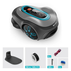 Tondeuse robot connectée - smart SILENO max 1500 m² - Trim-to-Edge - DualCutting - GARDENA