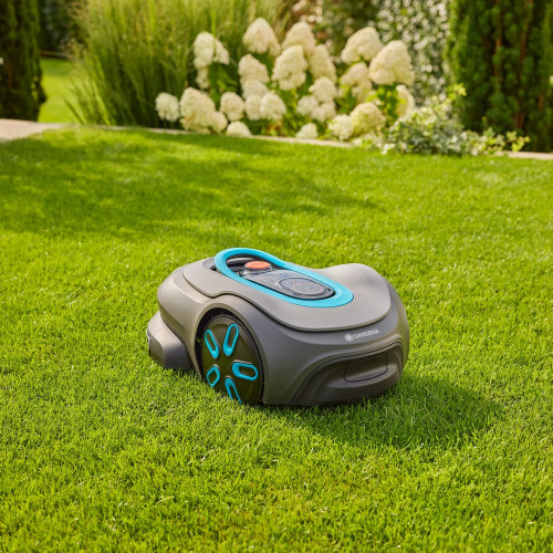 Tondeuse robot connectée - smart SILENO max 1500 m² - Trim-to-Edge - DualCutting - GARDENA