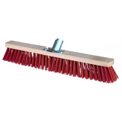 Balai de piste en PVC rouge (Ø emmanchement 28 mm) sans manche de marque OUTIFRANCE , référence: J1766400