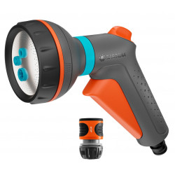 Pistolet d’arrosage multi-applications - Classic - 4 jets - Raccord Aquastop inclus de marque GARDENA, référence: J9498500