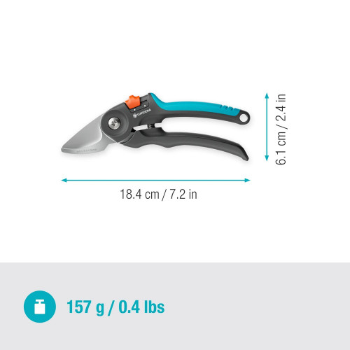 Sécateur de jardin - PremiumCut - Bois vert Ø 22 mm - Lames PowerCoating - GARDENA