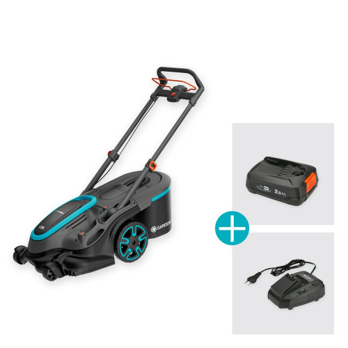 Tondeuse à batterie double lame - PowerMax Duo 46/36V P4A - 46 cm - Jusqu’à 375 m² - GARDENA