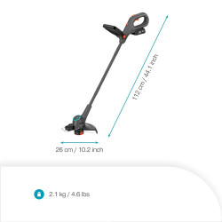 Coupe-bordures à batterie 2-en-1 - EasyTrim 25 18V P4A - 25 cm - 2,1 kg - GARDENA