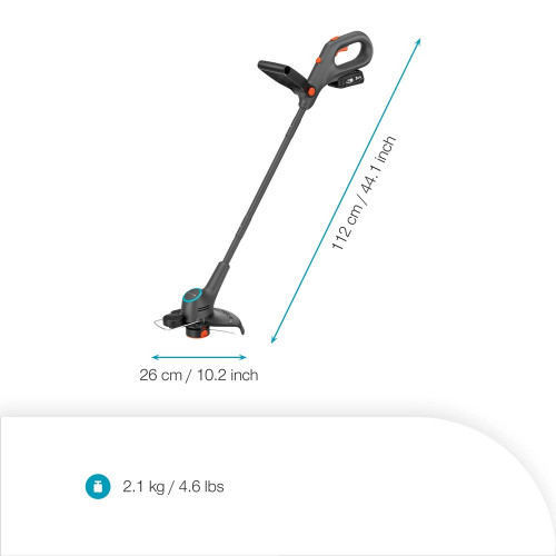 Coupe-bordures à batterie 2-en-1 - EasyTrim 25 18V P4A - 25 cm - 2,1 kg - GARDENA