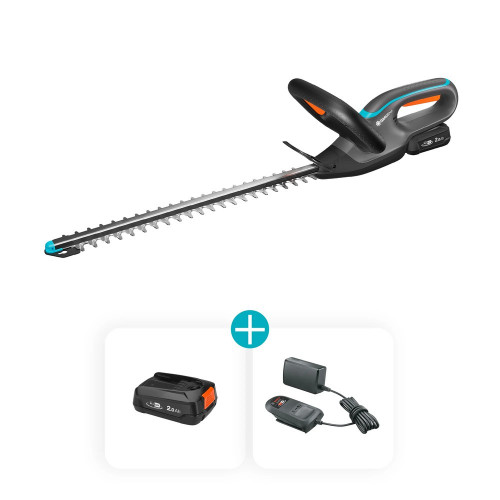 Taille-haies à batterie - EasyCut 45/18V P4A - Lame 45 cm - Ø 15 mm - GARDENA