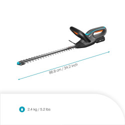 Taille-haies à batterie - EasyCut 45/18V P4A - Lame 45 cm - Ø 15 mm - GARDENA