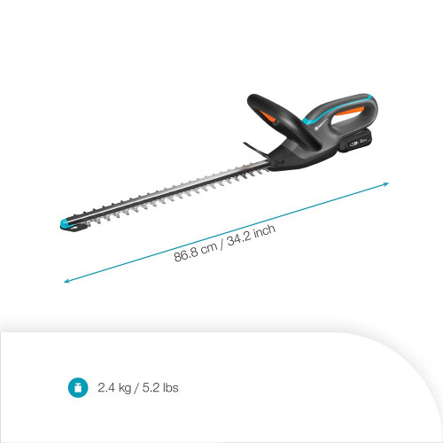 Taille-haies à batterie - EasyCut 45/18V P4A - Lame 45 cm - Ø 15 mm - GARDENA