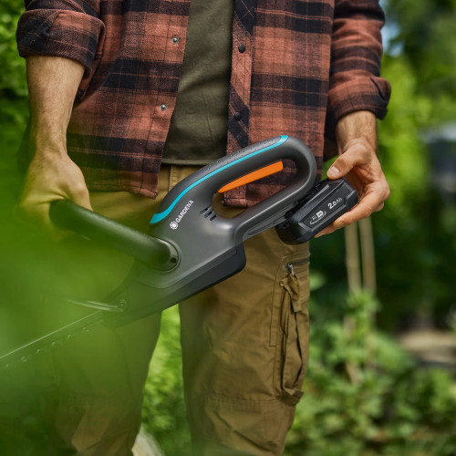 Taille-haies à batterie - EasyCut 55/18V P4A - Lame 55 cm - Ø 17 mm - GARDENA