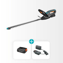 Taille-haies à batterie - EasyCut 55/18V P4A - Lame 55 cm - Ø 17 mm - GARDENA