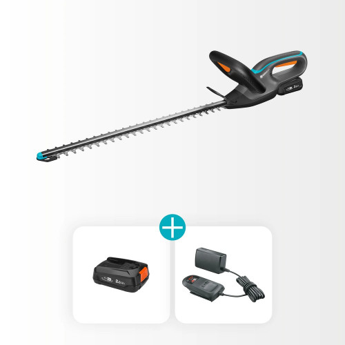 Taille-haies à batterie - EasyCut 55/18V P4A - Lame 55 cm - Ø 17 mm - GARDENA