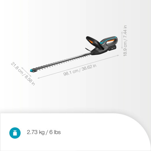 Taille-haies à batterie - EasyCut 55/18V P4A - Lame 55 cm - Ø 17 mm - GARDENA
