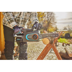 Tronçonneuse à batterie - PowerSaw 25/18V P4A - Guide 25 cm - Chaîne 3/8” - GARDENA
