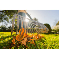 Balai-râteau PureLine - Largeur 43 cm - Manche bois FSC 100 % - GARDENA