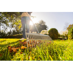 Balai-râteau PureLine - Largeur 43 cm - Manche bois FSC 100 % - GARDENA