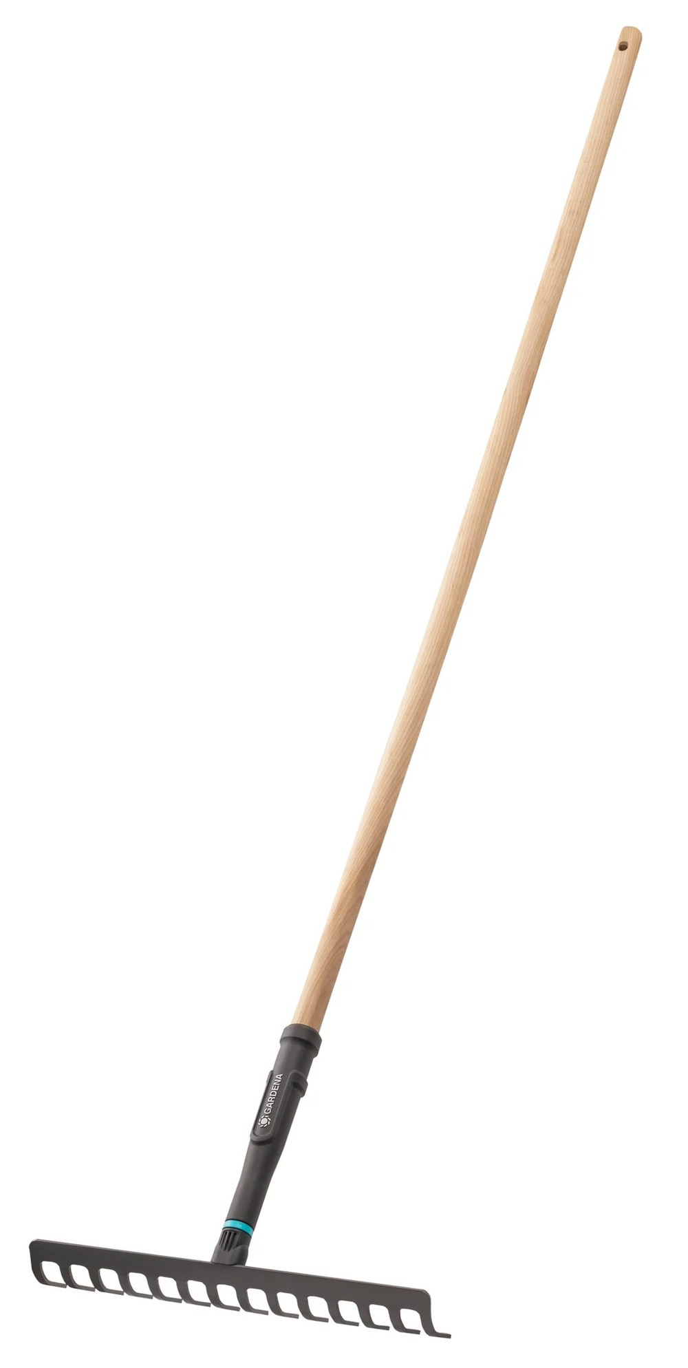 GARDENA Râteau PureLine – 36 cm – 14 dents acier – Manche bois FSC 100 % - vue 2
