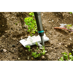 Binette PureLine - 16 cm - Lame acier inox - Manche bois FSC 100 % - GARDENA