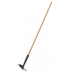 Serfouette PureLine - 7,5 cm - Lame droite + 2 dents - Manche bois FSC 100 % de marque GARDENA, référence: J9501600