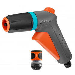 Pistolet de nettoyage Classic + raccord Aquastop 1/2”-5/8” de marque GARDENA, référence: J9501900