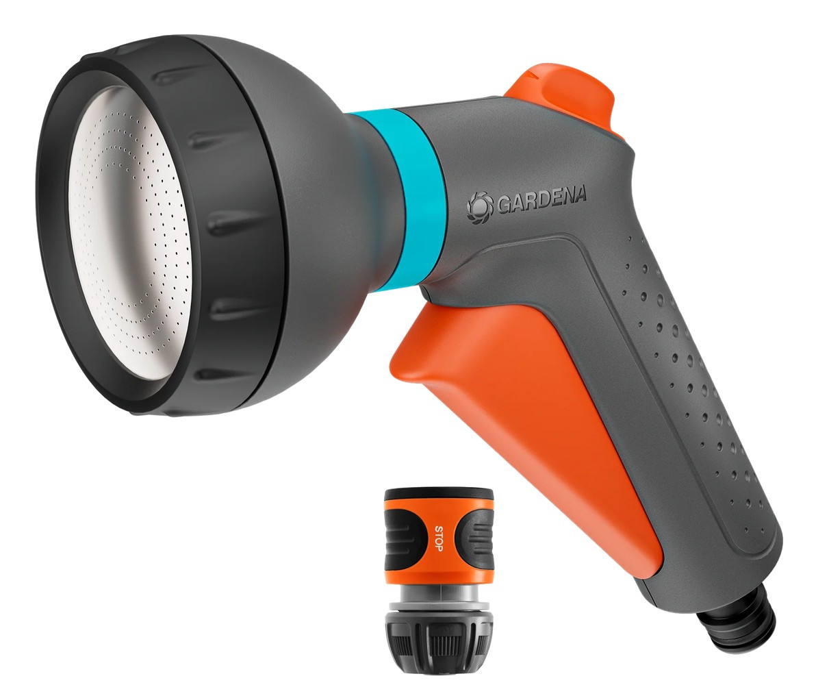 GARDENA Classic Kit pistolet d’arrosage Aquastop Jet réglable